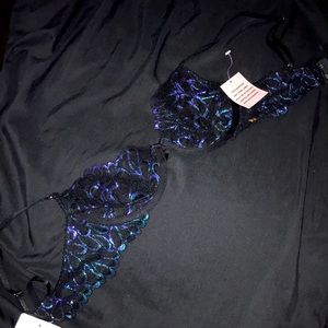 Savage X Fenty Savage Not Sorry Lace Bra Meg Thee Stallion Black Friday Box RARE